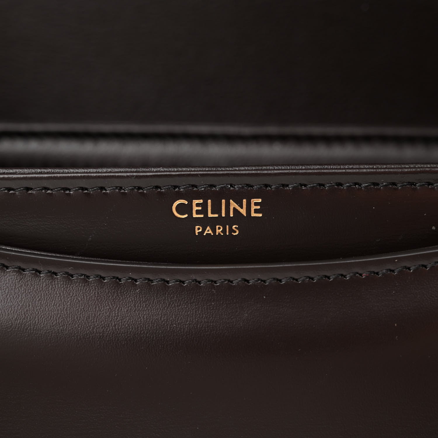 Celine Shiny Calfskin Teen Besace Brown 6 of 10