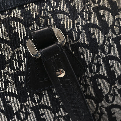 Christian Dior Denim Calfskin Monogram Tote Navy Blue 12 of 12