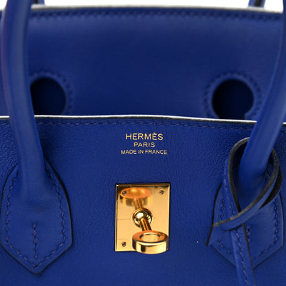 Hermes Swift Birkin 25 Bleu Electrique 6 of 11