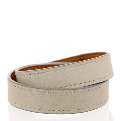 Hermes Swift Kelly Double Tour Bracelet T1 White 3 of 8