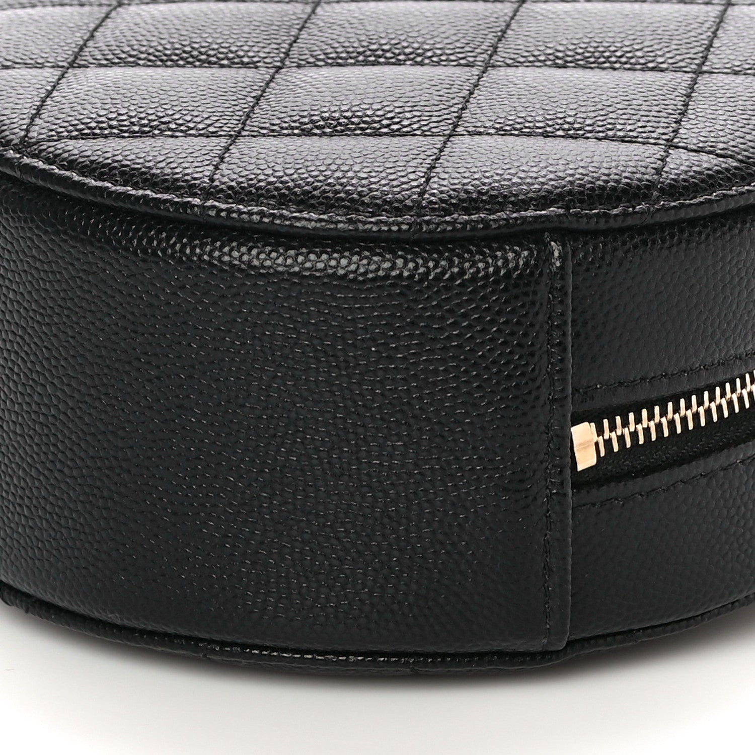 Chanel Caviar Quilted Round Clutch With Chain Black 10 of 10