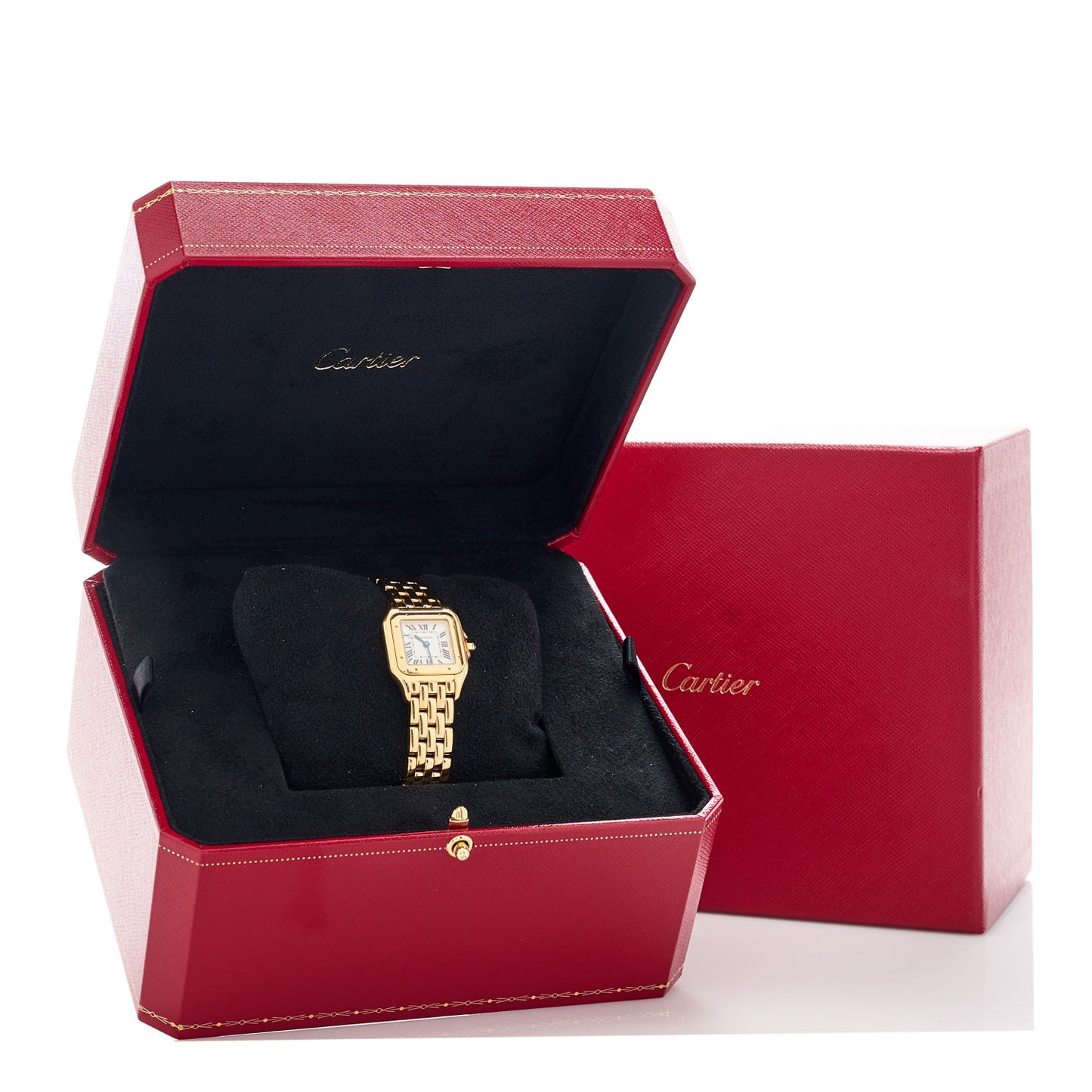 18K Yellow Gold 22mm Panthere Quartz Watch