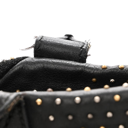 Saint Laurent Calfskin Rock Studded Easy Sac Black 21 of 24