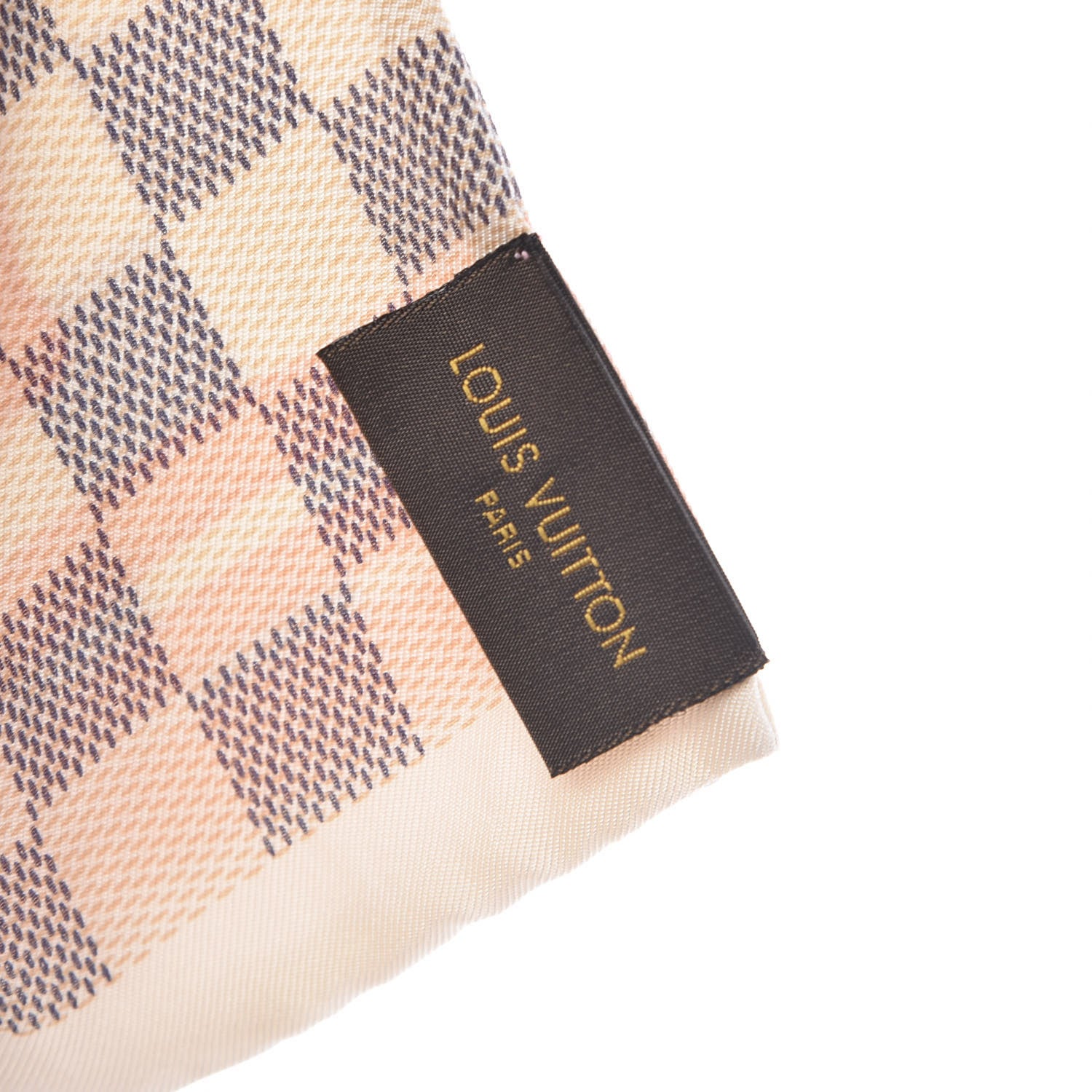 Louis Vuitton Silk Damier Azur Tahitienne Bandeau Rose Ballerine 4 of 5