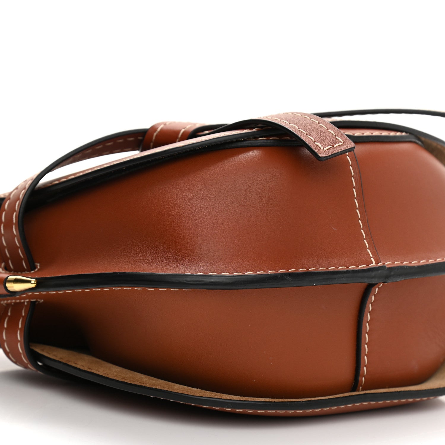 Loewe Calfskin Small Gate Crossbody Bag Rust 9 of 10