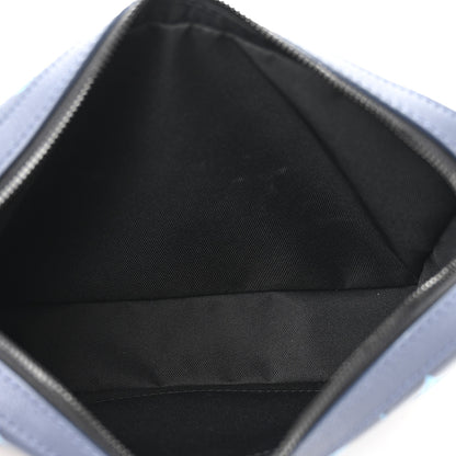 Louis Vuitton Calfskin Monogram Shadow Trio Messenger Navy River Blue 6 of 11