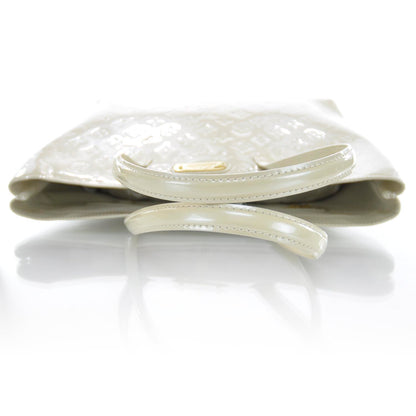 Louis Vuitton Vernis Wilshire MM Blanc Corail 4 of 10
