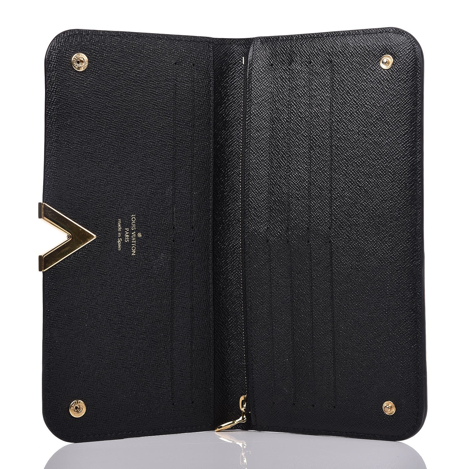 Louis Vuitton Monogram Monogram Kimono Wallet Black 5 of 7