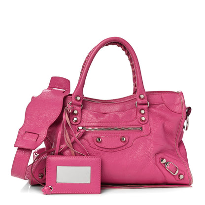 Balenciaga Agneau Classic Silver Hardware S City Rose Flamingo 1 of 18