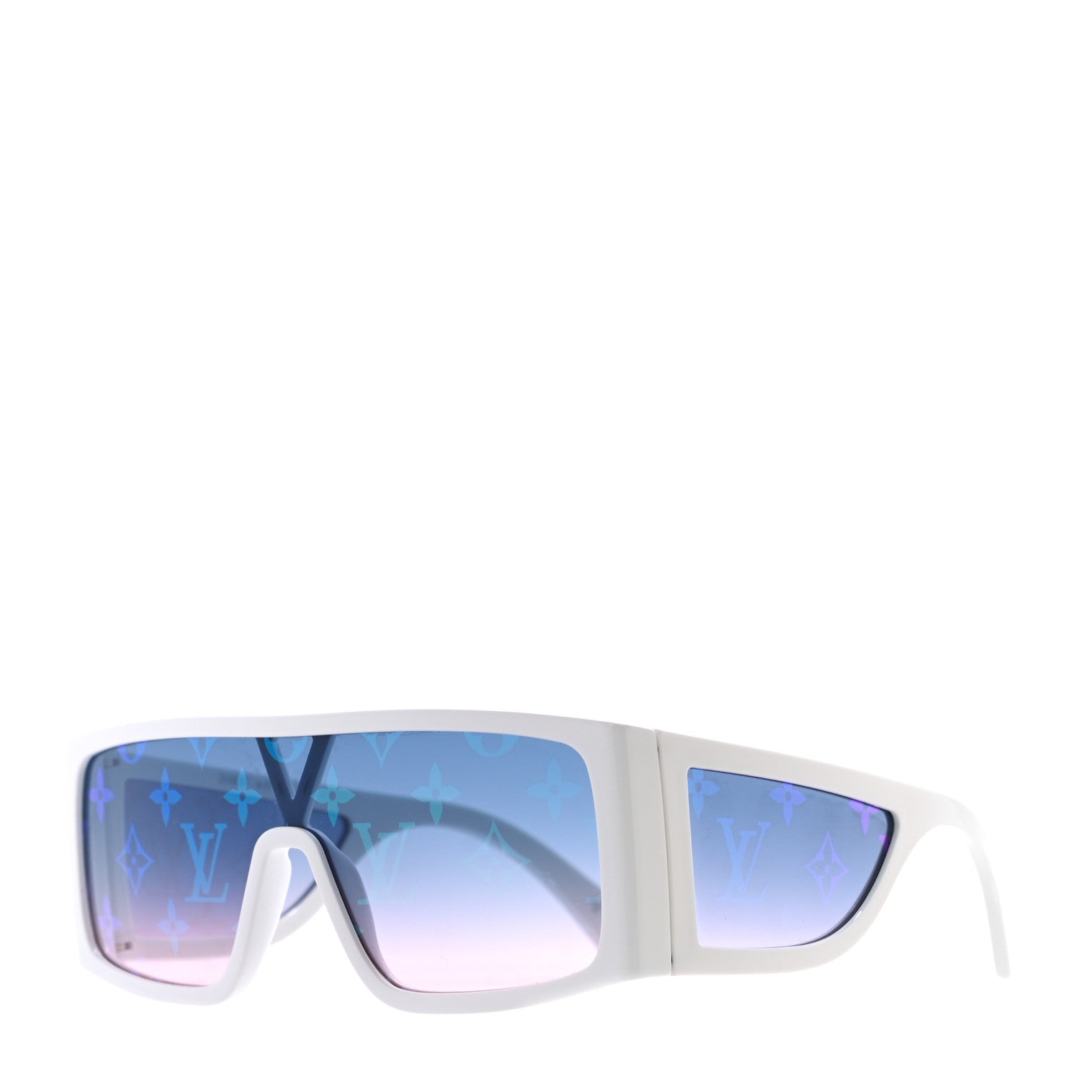 Louis Vuitton Monogram Sideway Sunglasses TV0231 White 1 of 10