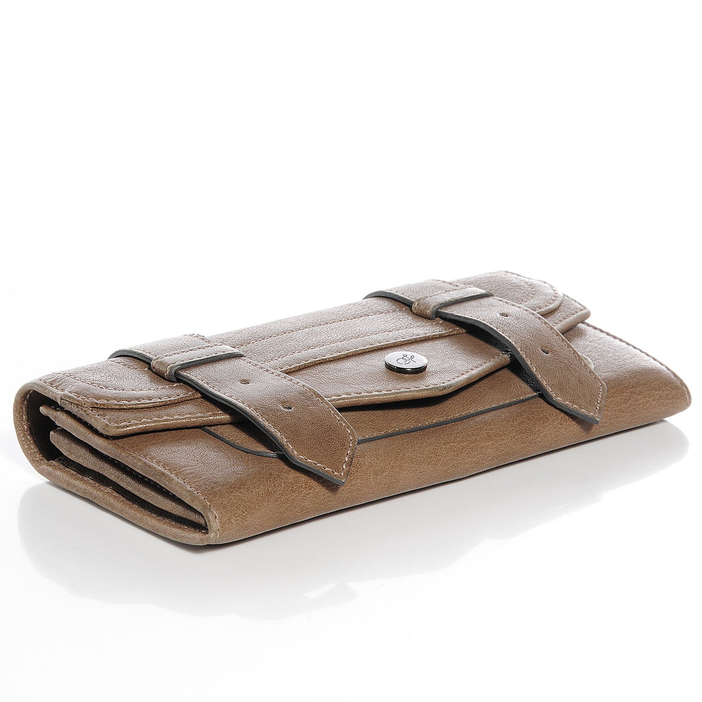 Leather PS1 Continental Wallet Smoke