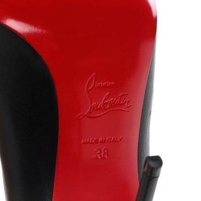 Christian Louboutin Shiny Nappa Pigalle Follies 100 Pumps 38 Black 8 of 17