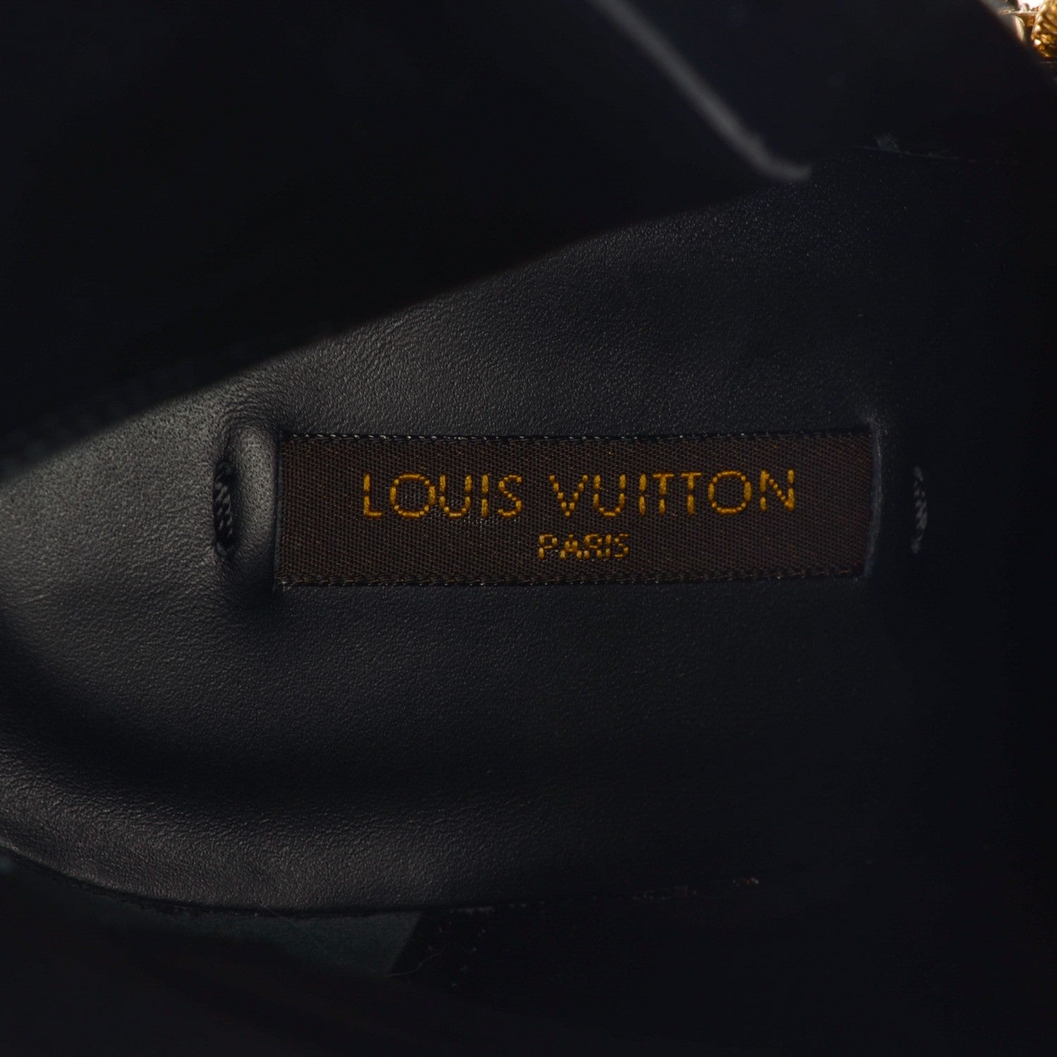 Louis Vuitton Calfskin Tomboy Platform Booties 39.5 Black 7 of 8