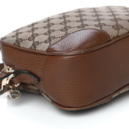 Gucci Monogram Mini Bree Messenger Bag Beige Tabacco 8 of 14