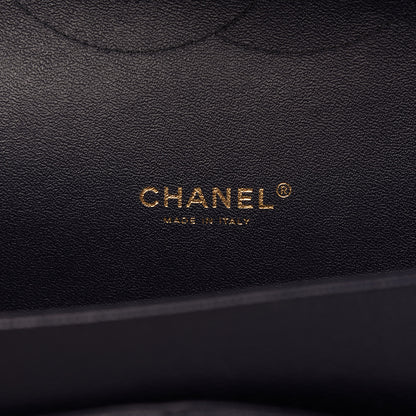 Chanel Caviar Quilted Maxi Double Flap Navy Blue 8 of 10
