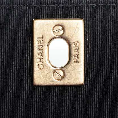 Chanel Patent Small Chevron Single Flap Black 6 of 9