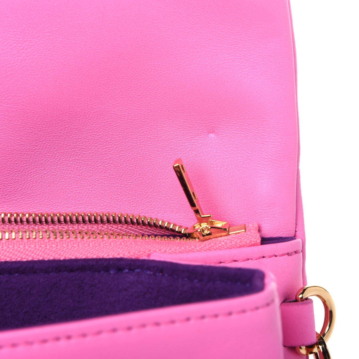 Louis Vuitton Lambskin Embossed Monogram Vuittamins Pochette Coussin Rose Violet 7 of 11