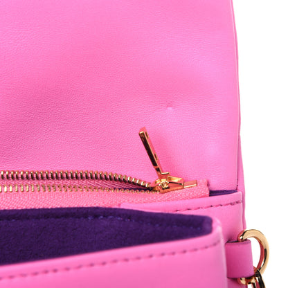 Louis Vuitton Lambskin Embossed Monogram Vuittamins Pochette Coussin Rose Violet 7 of 11