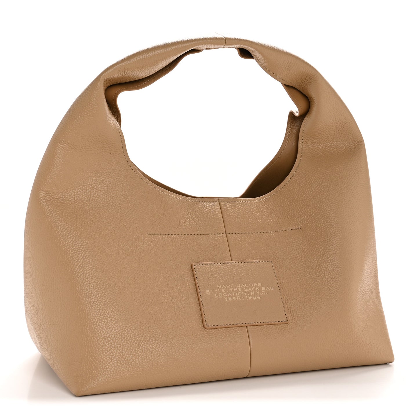 Grained Calfskin Medium The Sack Bag Camel