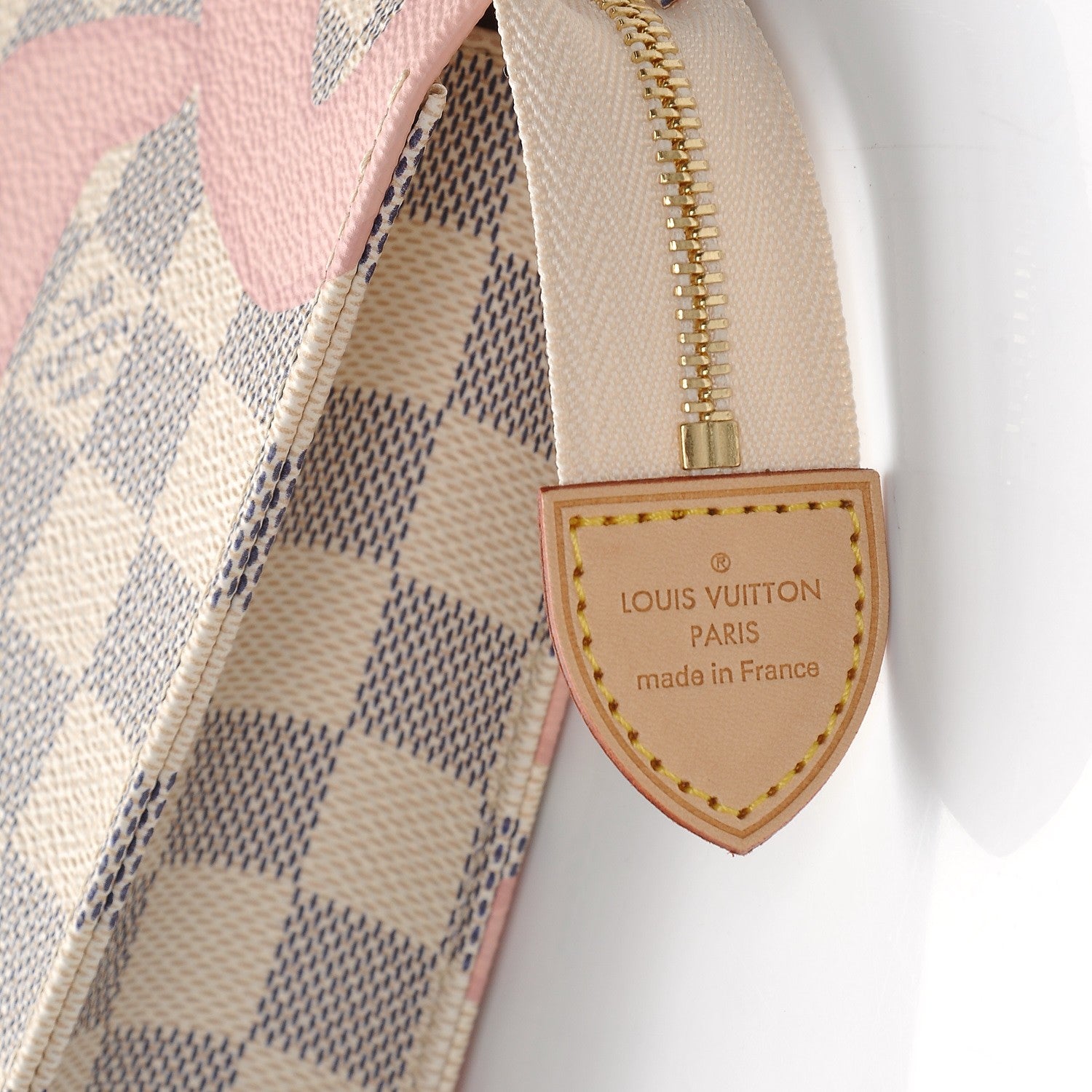 Louis Vuitton Damier Azur Tahitienne Toiletry Pouch 26 6 of 7