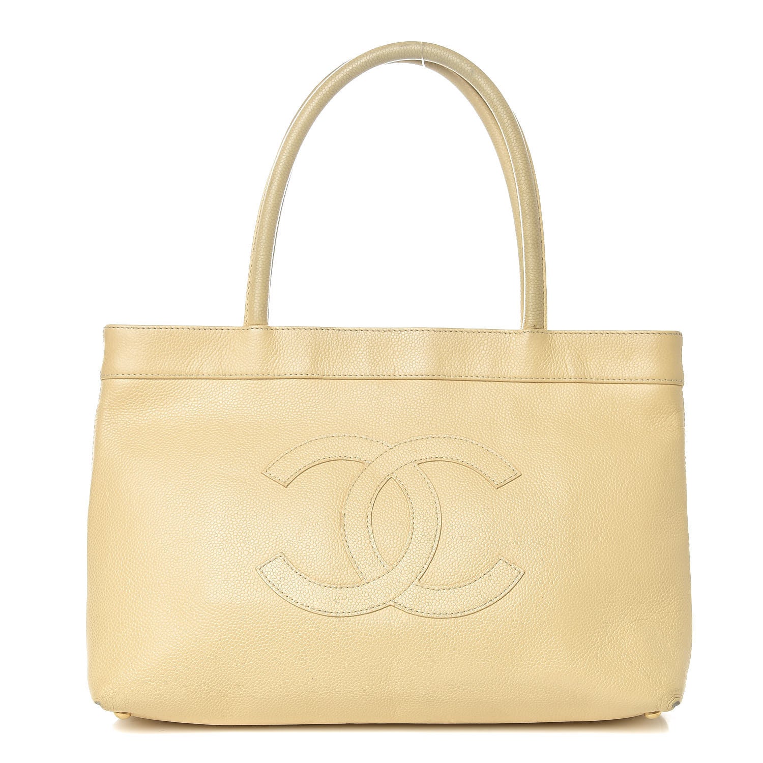 Chanel Caviar CC Tote Beige Clair 1 of 24