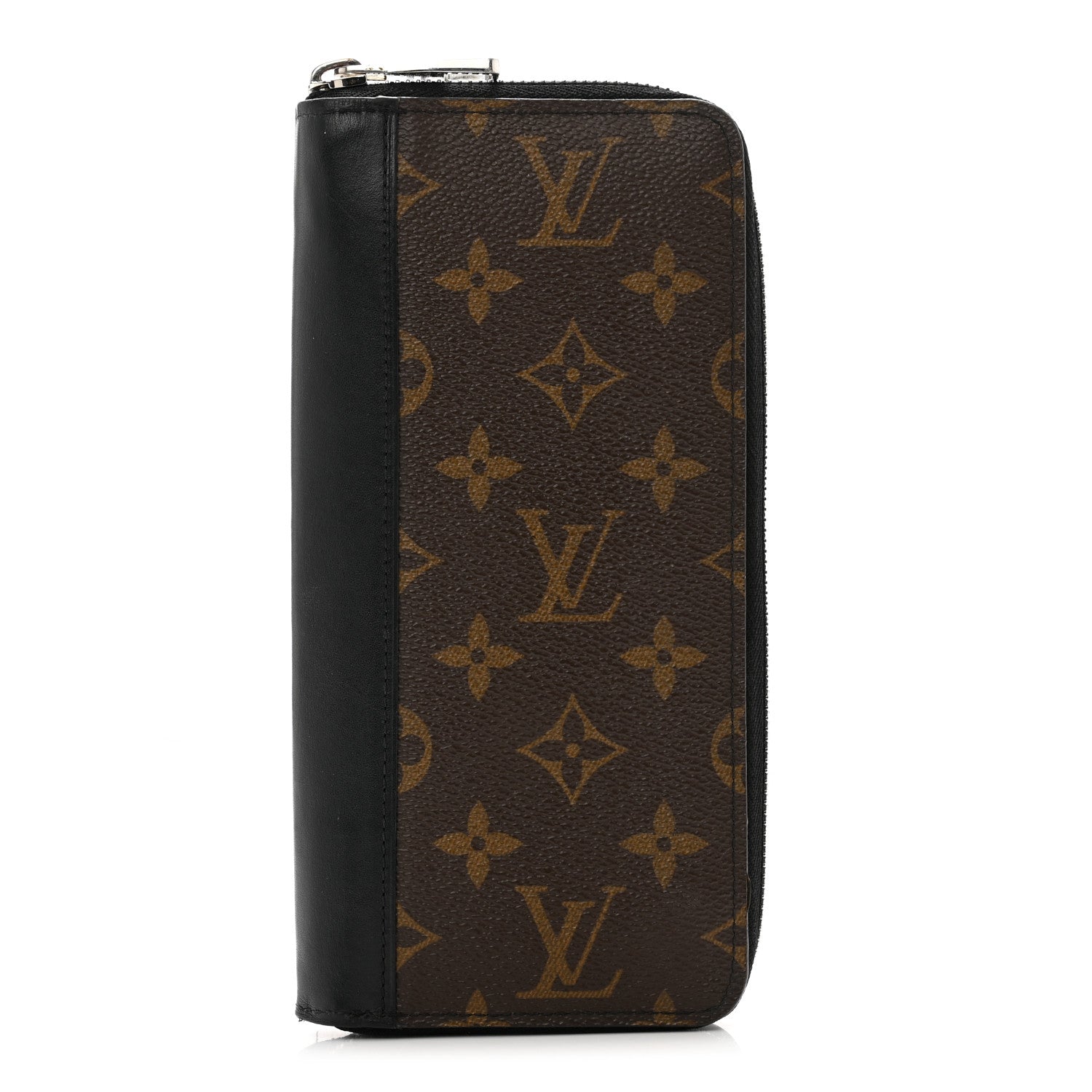 Louis Vuitton Monogram Macassar Vertical Zippy Wallet 1 of 9