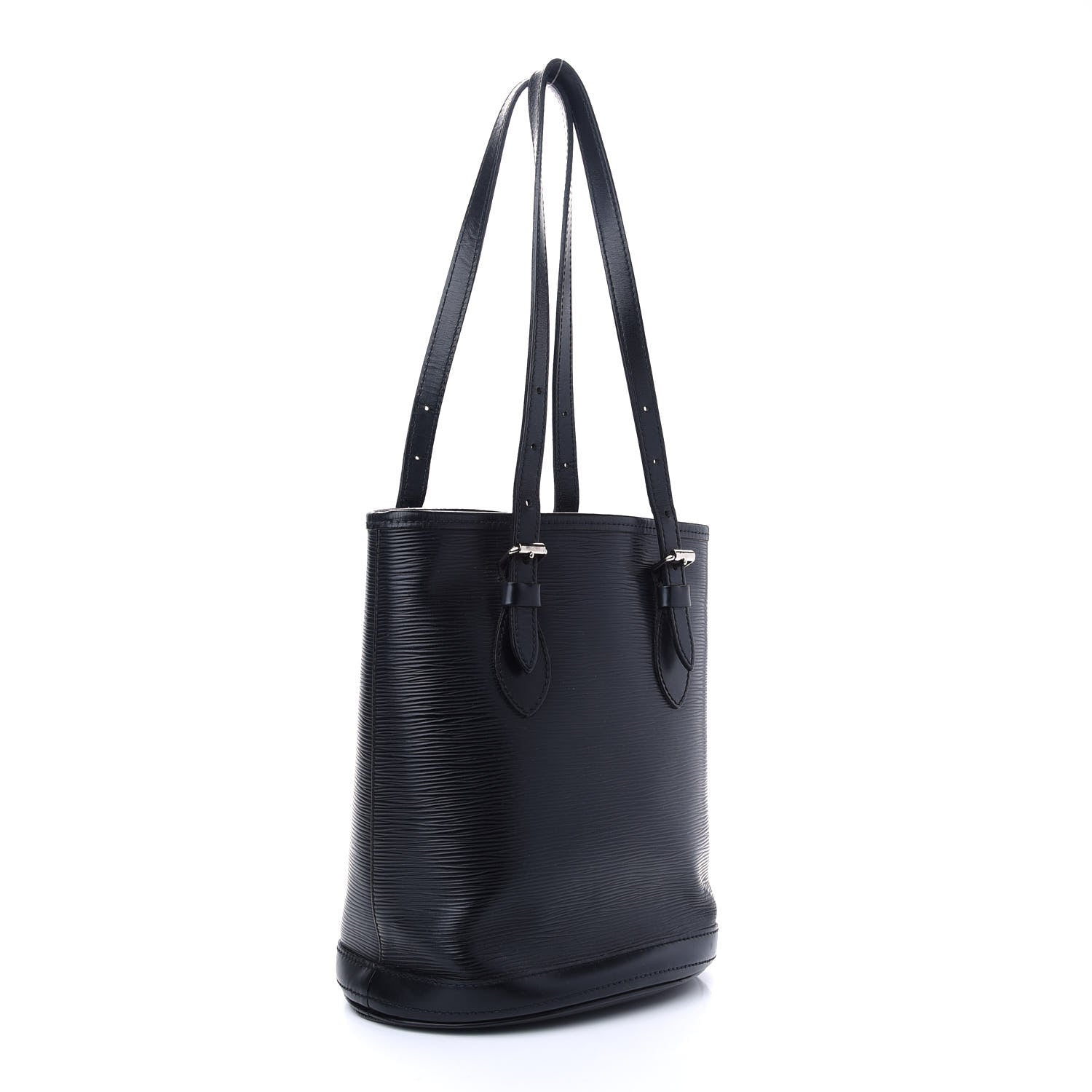 Louis Vuitton Epi Petit Bucket 23 Black 3 of 10