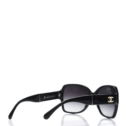Chanel CC Sunglasses 1345 Black 4 of 4