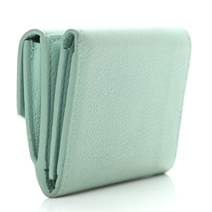 Louis Vuitton Calfskin Lockmini Wallet Menthe 3 of 9