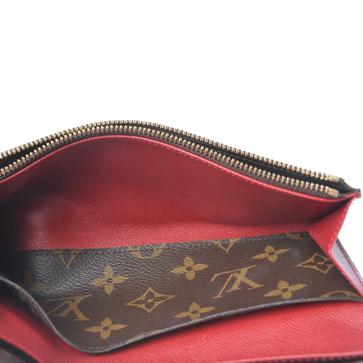 Louis Vuitton Monogram Emilie Wallet Red 8 of 8