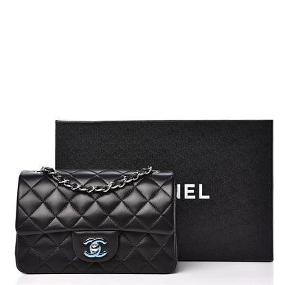 Chanel Lambskin Quilted Mini Rectangular Flap Black 11 of 11