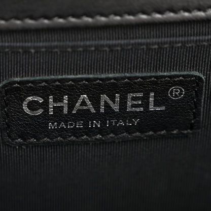 Chanel Lambskin Quilted Medium Boy Flap Black 6 of 16