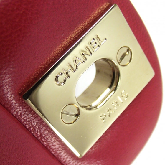 Lambskin Quilted Mini Heart Valentine Charms Bag