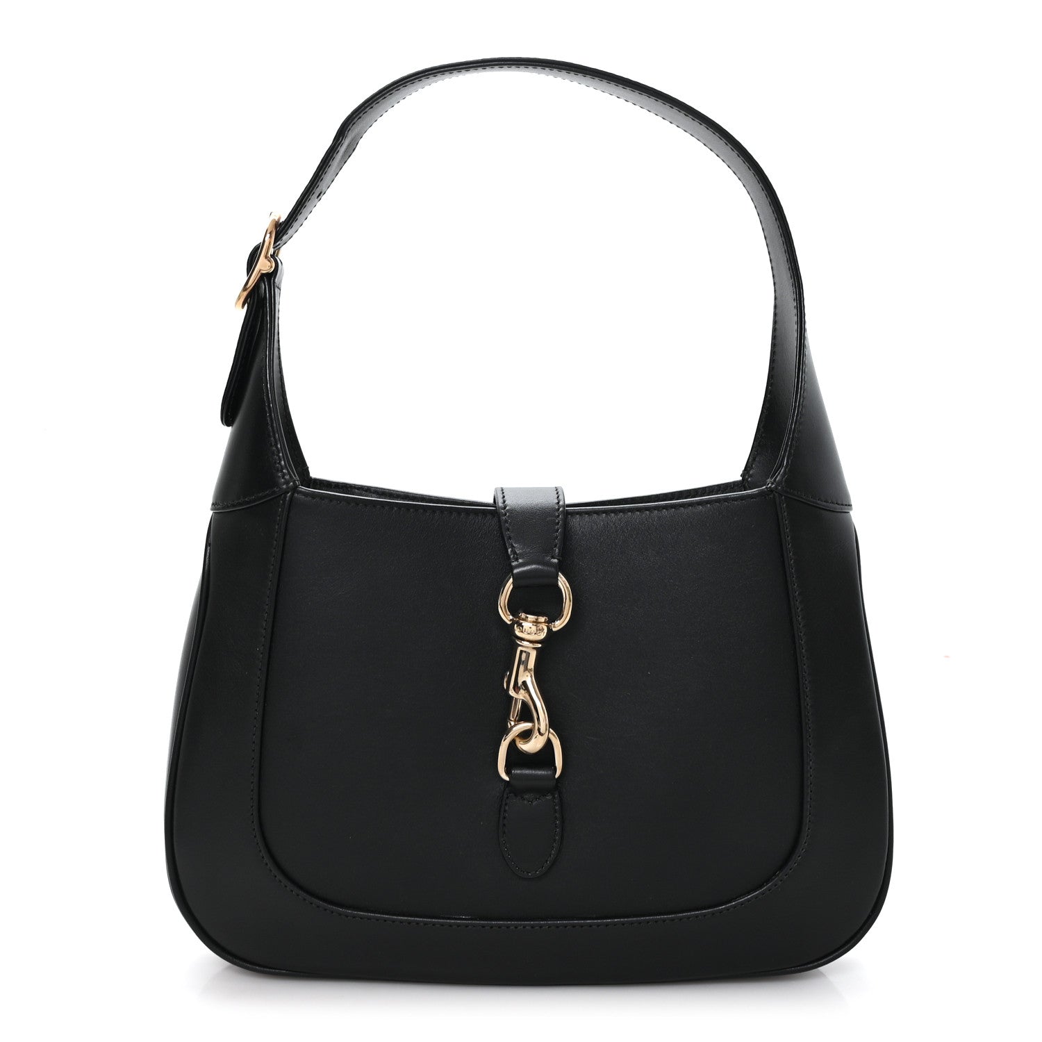 Gucci Calfskin Small Jackie Shoulder Bag Black 1 of 9