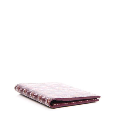 Goyard Chevron St. Marc Folding Card Case Burgundy 4 of 6