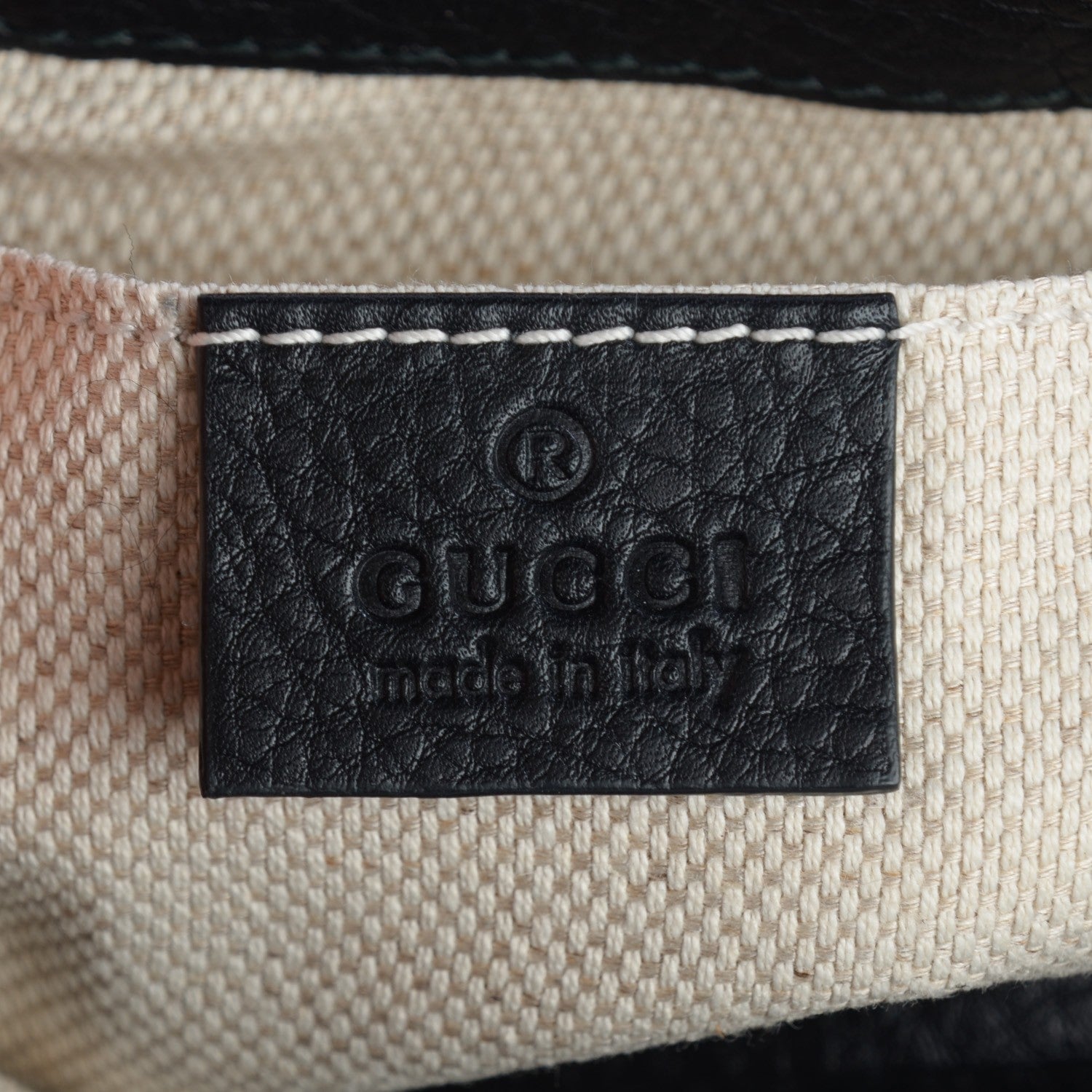 Gucci Pebbled Calfskin Small Soho Flap Crossbody Black 6 of 7