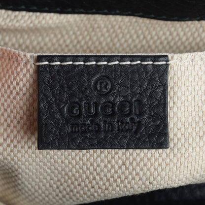 Gucci Pebbled Calfskin Small Soho Flap Crossbody Black 6 of 7