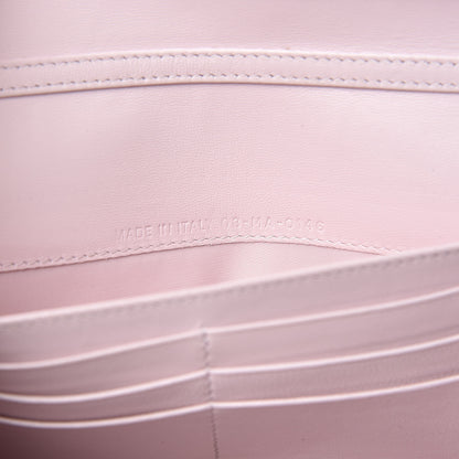 Christian Dior Grained Calfskin Diorama Croisiere Chain Wallet Pink 7 of 15