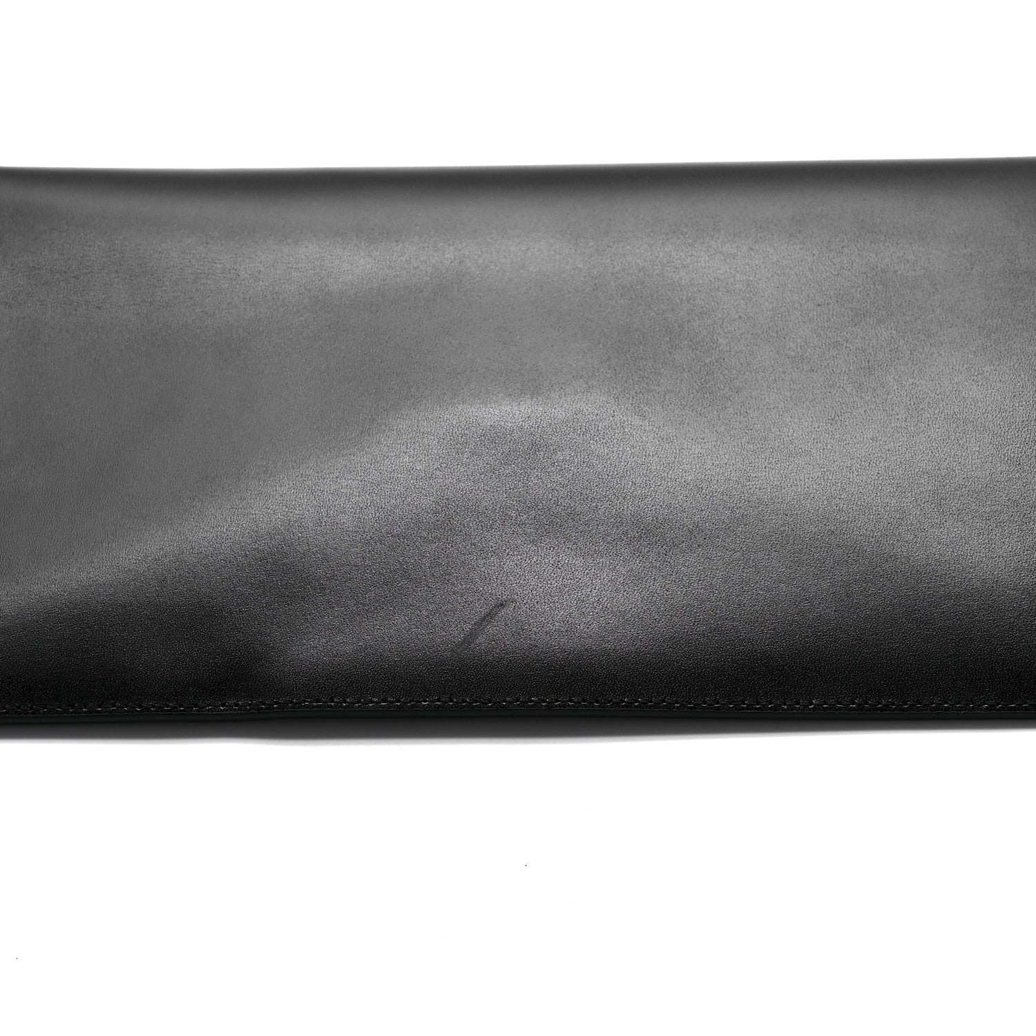 Saint Laurent Smooth Shiny Calfskin Monogram Uptown Pouch Black 11 of 11