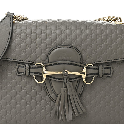 Gucci Soft Microguccissima Medium Emily Chain Shoulder Bag Loess 8 of 13