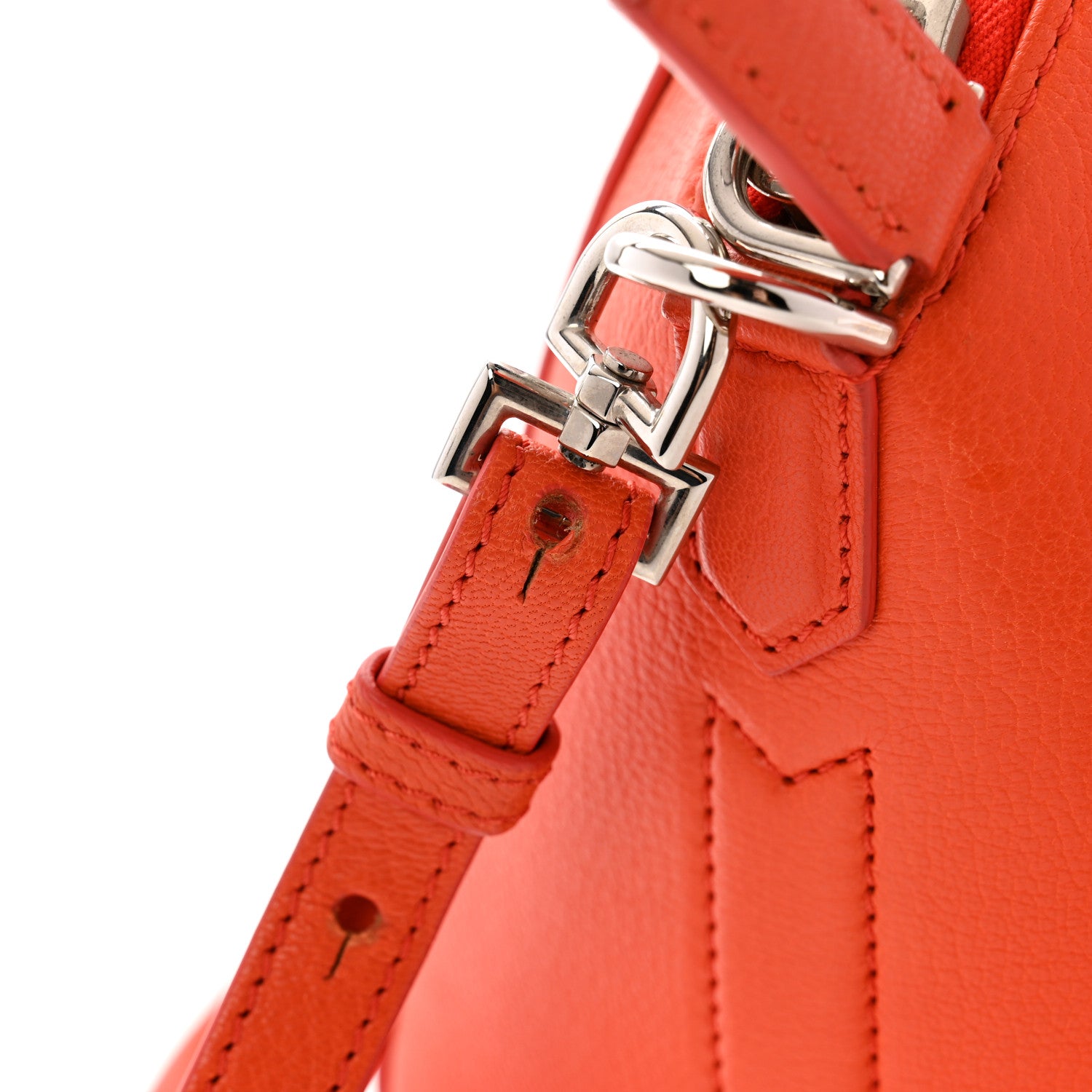 Givenchy Sugar Goatskin Mini Antigona Burnt Orange 12 of 13