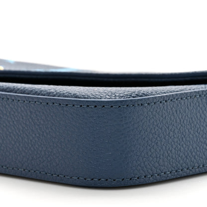 Louis Vuitton Empreinte Monogram Giant Felicie Pochette Chain Wallet Gradient Blue 11 of 13