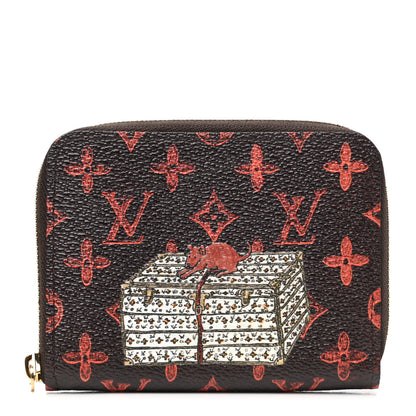 Louis Vuitton Catogram Zippy Coin Purse Marron 1 of 7