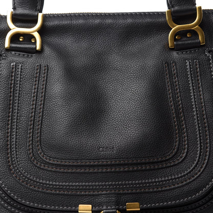 Chloe Calfskin Medium Marcie Satchel Black 11 of 11