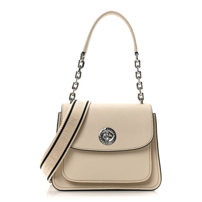 Marc Jacobs Calfskin Small Turn Lock Satchel Marshmallow 1 of 10
