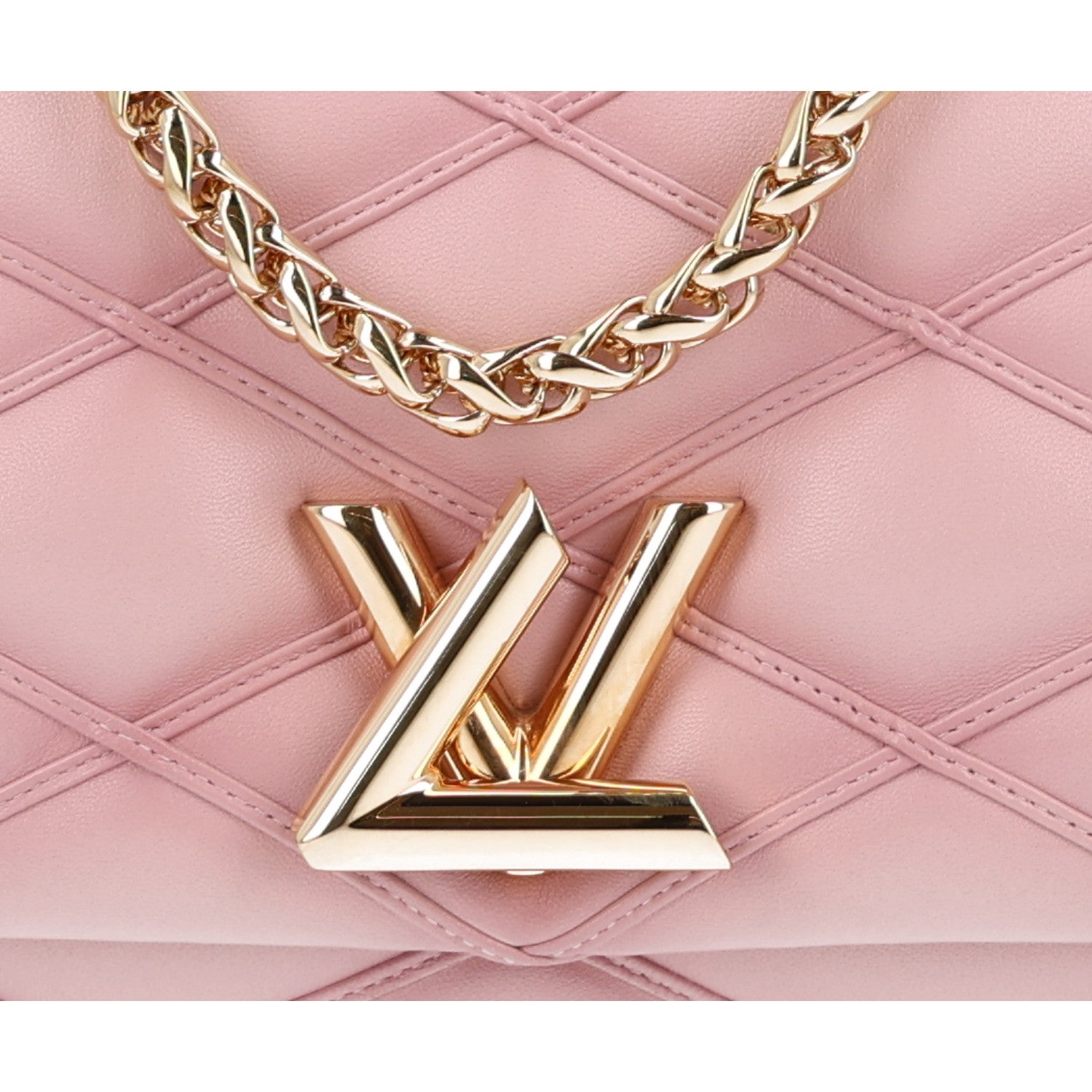 Louis Vuitton Lambskin Malletage Top Handle GO-14 MM Rosabella 10 of 11