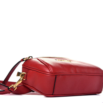 Prada Vitello Daino Belt Bag Rosso 9 of 10