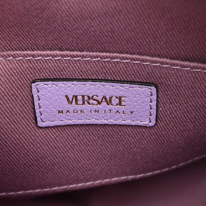 Versace Calfskin La Medusa Round Camera Bag Lilac 6 of 9