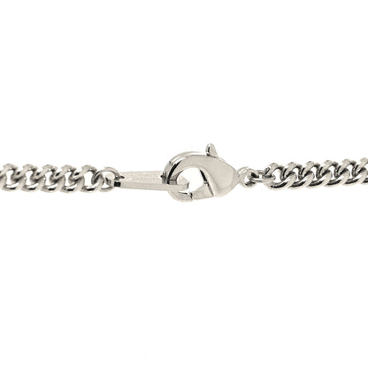 Louis Vuitton Palladium Galaxy Astronaut Necklace Silver 4 of 8