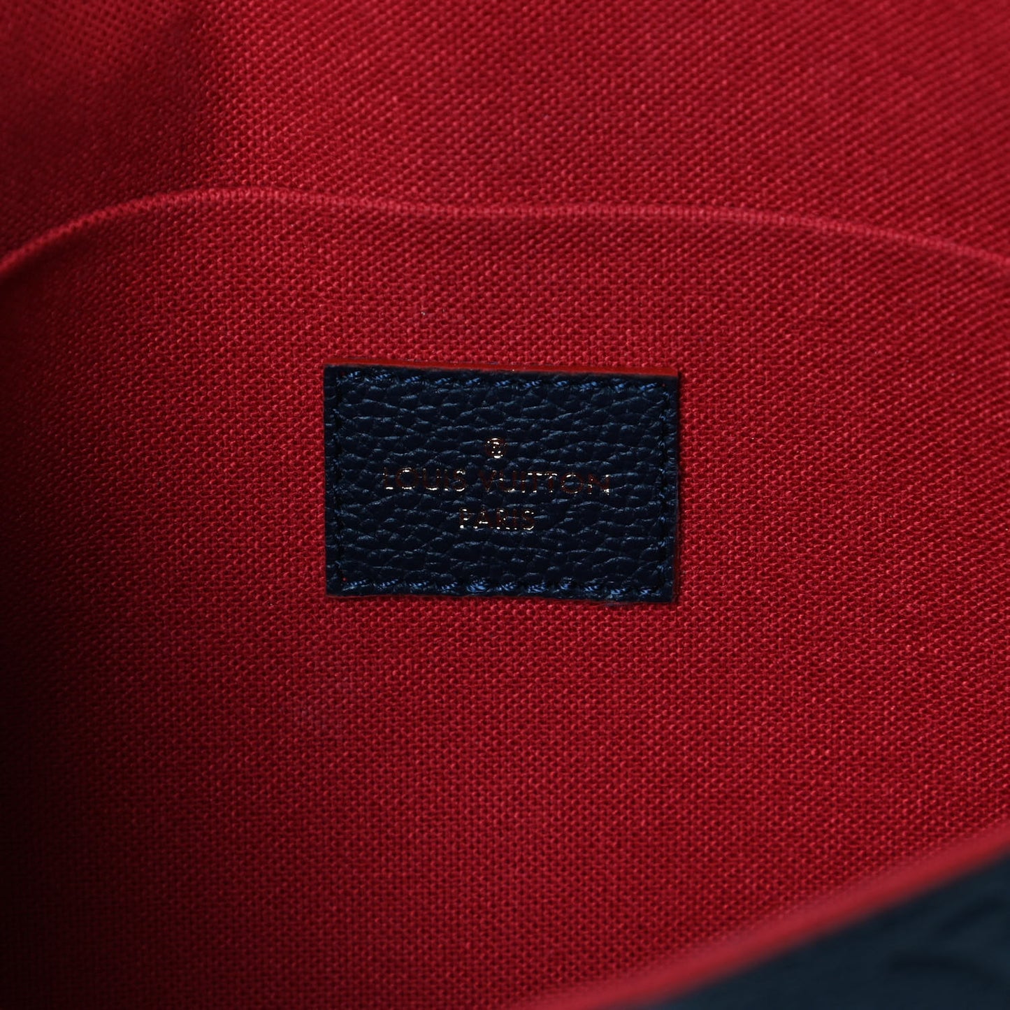 Empreinte Pochette Felicie Chain Wallet Marine Rouge